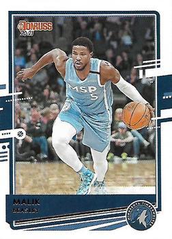 #126 Malik Beasley - Minnesota Timberwolves - 2020-21 Donruss Basketball