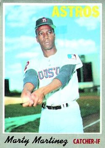 #126 Marty Martinez - Houston Astros - 1970 Topps Baseball