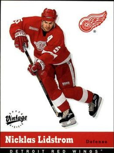 #126 Nicklas Lidstrom - Detroit Red Wings - 2000-01 Upper Deck Vintage Hockey