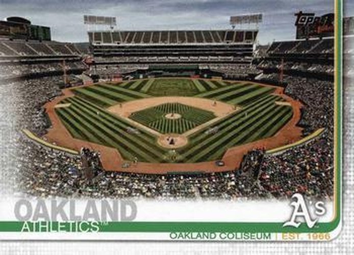 #126 Oakland Coliseum - Oakland Athletics - 2019 Topps Baseball