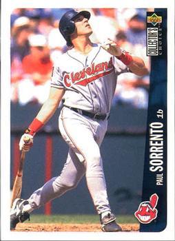 #126 Paul Sorrento - Cleveland Indians - 1996 Collector's Choice Baseball