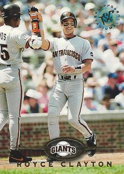 #126 Royce Clayton - San Francisco Giants - 1995 Stadium Club Baseball