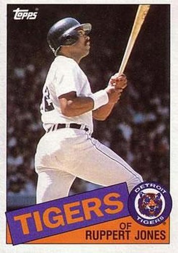 #126 Ruppert Jones - Detroit Tigers - 1985 Topps Baseball