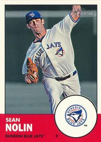 #126 Sean Nolin - Dunedin Blue Jays - 2012 Topps Heritage Minor League Baseball