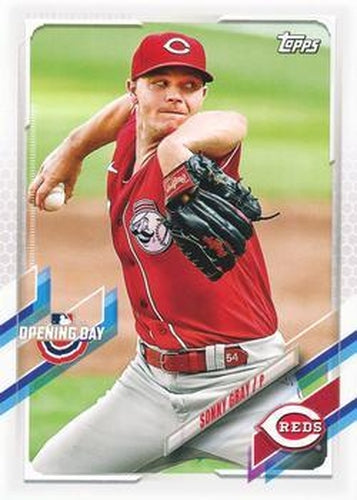 #126 Sonny Gray - Cincinnati Reds - 2021 Topps Opening Day Baseball