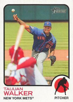 #126 Taijuan Walker - New York Mets - 2022 Topps Heritage Baseball