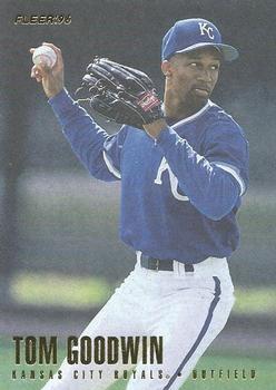 #126 Tom Goodwin - Kansas City Royals - 1996 Fleer Baseball