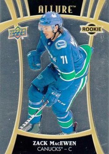 #126 Zack MacEwen - Vancouver Canucks - 2019-20 Upper Deck Allure Hockey