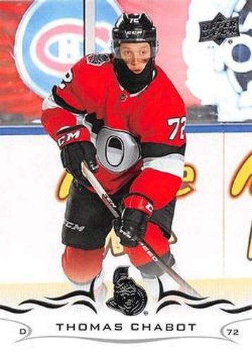 #126 Thomas Chabot - Ottawa Senators - 2018-19 Upper Deck Hockey