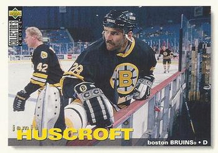 #126 Jamie Huscroft - Boston Bruins - 1995-96 Collector's Choice Hockey