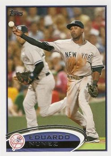 #126 Eduardo Nunez - New York Yankees - 2012 Topps Baseball