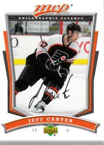 #126 Jeff Carter - Philadelphia Flyers - 2007-08 Upper Deck MVP Hockey