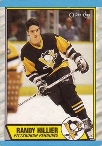 #126 Randy Hillier - Pittsburgh Penguins - 1989-90 O-Pee-Chee Hockey