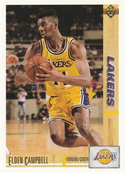 #126 Elden Campbell - Los Angeles Lakers - 1991-92 Upper Deck Basketball