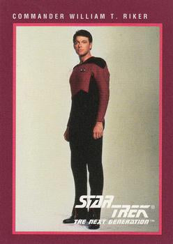 #126 Commander William T. Riker - 1991 Impel Star Trek 25th Anniversary