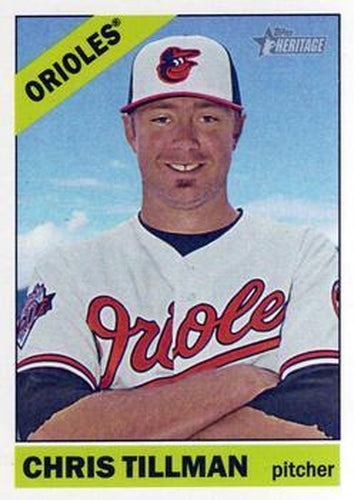 #126a Chris Tillman - Baltimore Orioles - 2015 Topps Heritage Baseball