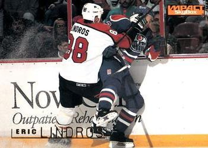 #127 Eric Lindros - Philadelphia Flyers - 1995-96 SkyBox Impact Hockey