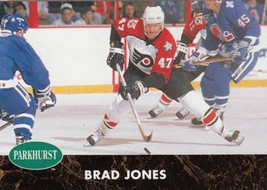 #127 Brad Jones - Philadelphia Flyers - 1991-92 Parkhurst Hockey