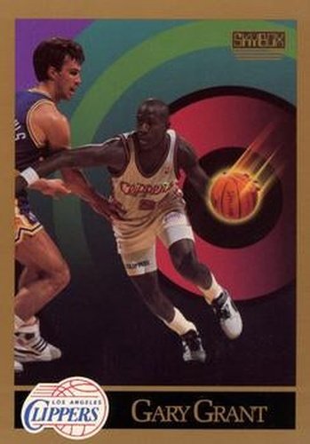 #127 Gary Grant - Los Angeles Clippers - 1990-91 SkyBox Basketball