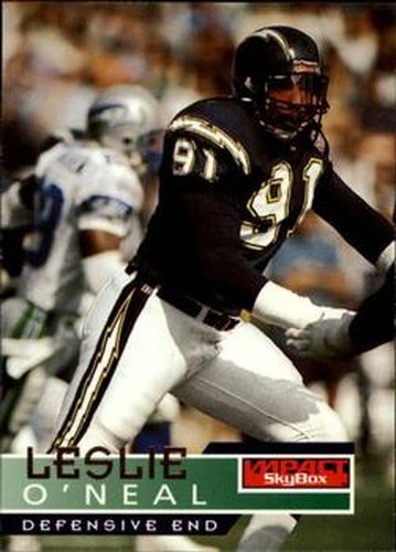 #127 Leslie O'Neal - San Diego Chargers - 1995 SkyBox Impact Football