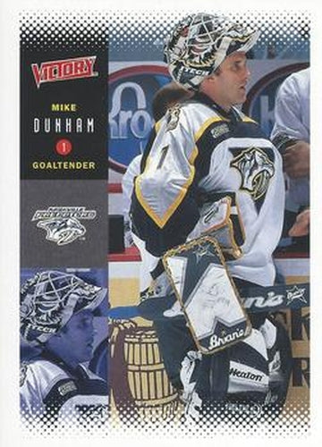 #127 Mike Dunham - Nashville Predators - 2000-01 Upper Deck Victory Hockey