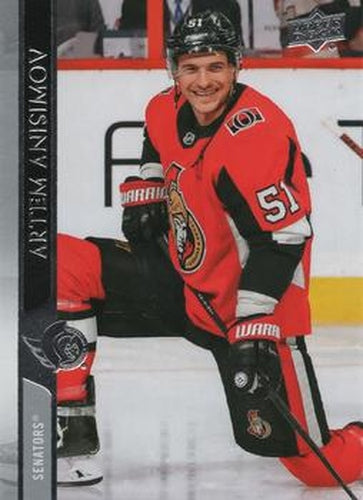 #127 Artem Anisimov - Ottawa Senators - 2020-21 Upper Deck Hockey