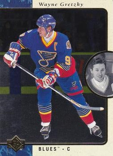 #127 Wayne Gretzky - St. Louis Blues - 1995-96 SP Hockey