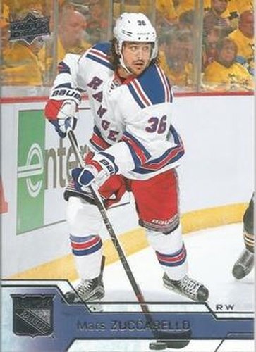#127 Mats Zuccarello - New York Rangers - 2016-17 Upper Deck Hockey