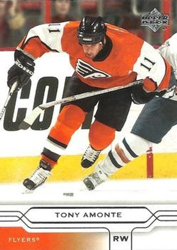 #127 Tony Amonte - Philadelphia Flyers - 2004-05 Upper Deck Hockey