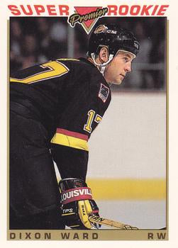 #127 Dixon Ward - Vancouver Canucks - 1993-94 Topps Premier Hockey
