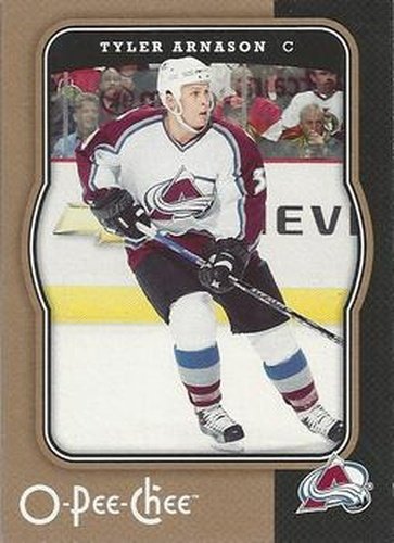 #127 Tyler Arnason - Colorado Avalanche - 2007-08 O-Pee-Chee Hockey