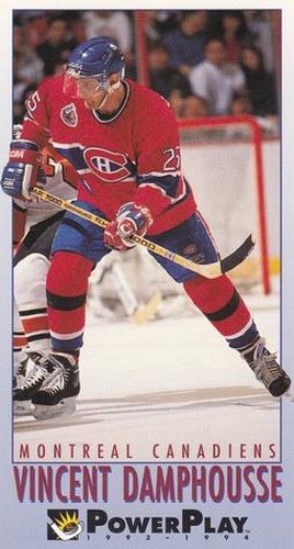 #127 Vincent Damphousse - Montreal Canadiens - 1993-94 Fleer PowerPlay Hockey