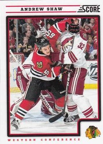 #127 Andrew Shaw - Chicago Blackhawks - 2012-13 Score Hockey