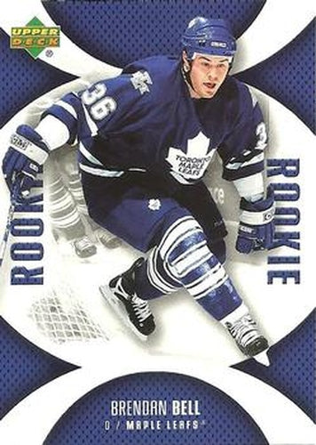 #127 Brendan Bell - Toronto Maple Leafs - 2006-07 Upper Deck Mini Jersey Hockey