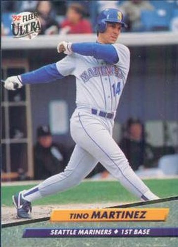 #127 Tino Martinez - Seattle Mariners - 1992 Ultra Baseball