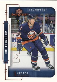 #127 Dmitri Nabokov - New York Islanders - 1999-00 Upper Deck MVP Hockey
