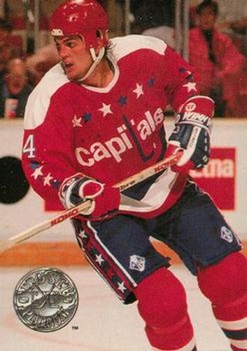 #127 Kevin Hatcher - Washington Capitals - 1991-92 Pro Set Platinum Hockey