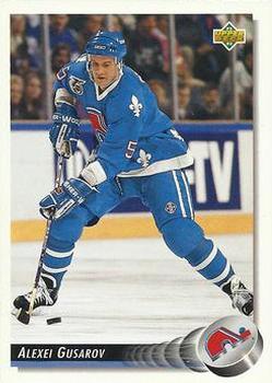 #127 Alexei Gusarov - Quebec Nordiques - 1992-93 Upper Deck Hockey