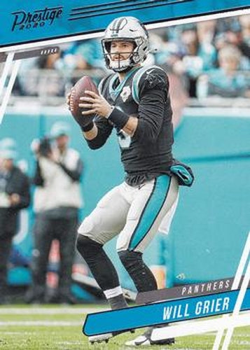 #127 Will Grier - Carolina Panthers - 2020 Panini Prestige Football