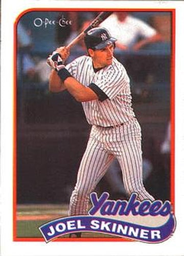 #127 Joel Skinner - New York Yankees - 1989 O-Pee-Chee Baseball