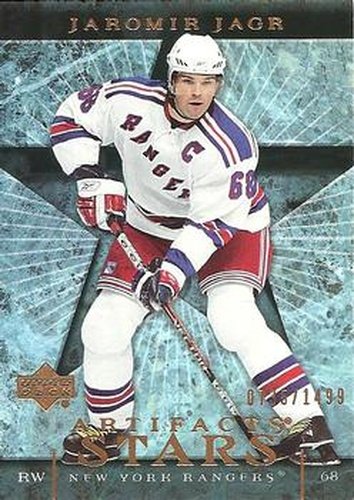 #127 Jaromir Jagr - New York Rangers - 2007-08 Upper Deck Artifacts Hockey