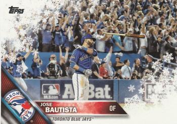 #HMW127 Jose Bautista - Toronto Blue Jays - 2016 Topps Holiday Baseball