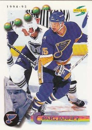#127 Craig Janney - St. Louis Blues - 1994-95 Score Hockey