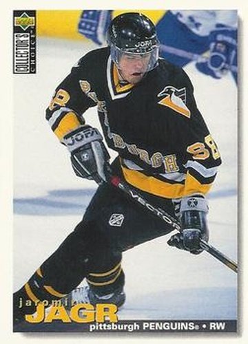 #127 Jaromir Jagr - Pittsburgh Penguins - 1995-96 Collector's Choice Hockey