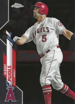 #127 Albert Pujols - Los Angeles Angels - 2020 Topps Chrome Baseball