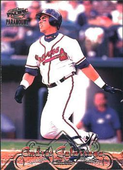 #127 Andres Galarraga - Atlanta Braves - 1998 Pacific Paramount Baseball