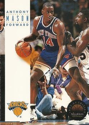 #127 Anthony Mason - New York Knicks - 1993-94 SkyBox Premium Basketball