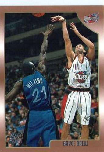 #127 Bryce Drew - Houston Rockets - 1998-99 Topps Basketball