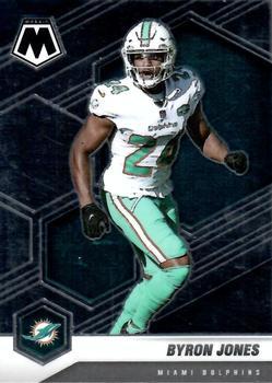 #127 Byron Jones - Miami Dolphins - 2021 Panini Mosaic Football