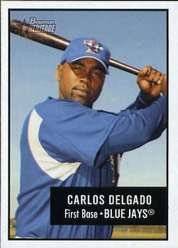 #127 Carlos Delgado - Toronto Blue Jays - 2003 Bowman Heritage Baseball